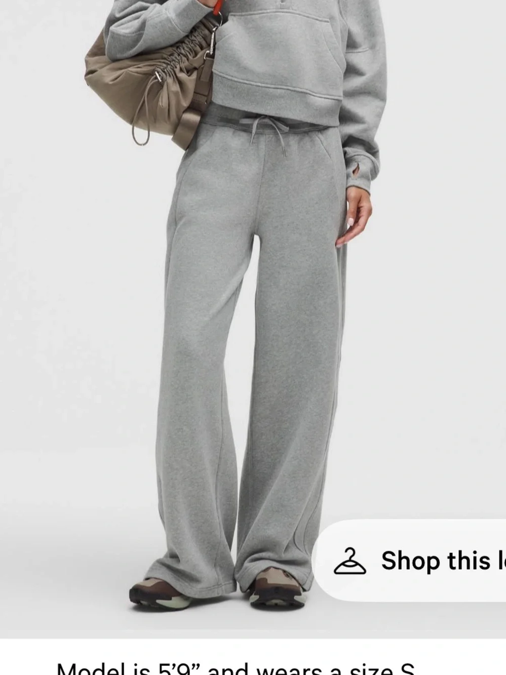 Scuba mid rise wide leg pant